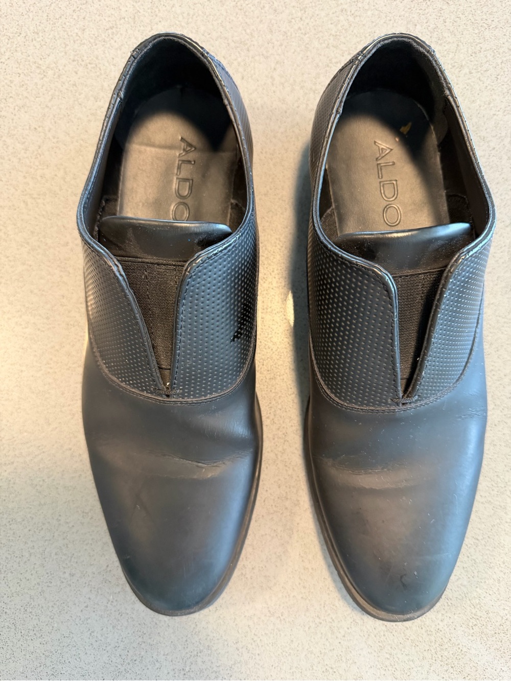 ALDO Men’s Black Slip-On Loafers